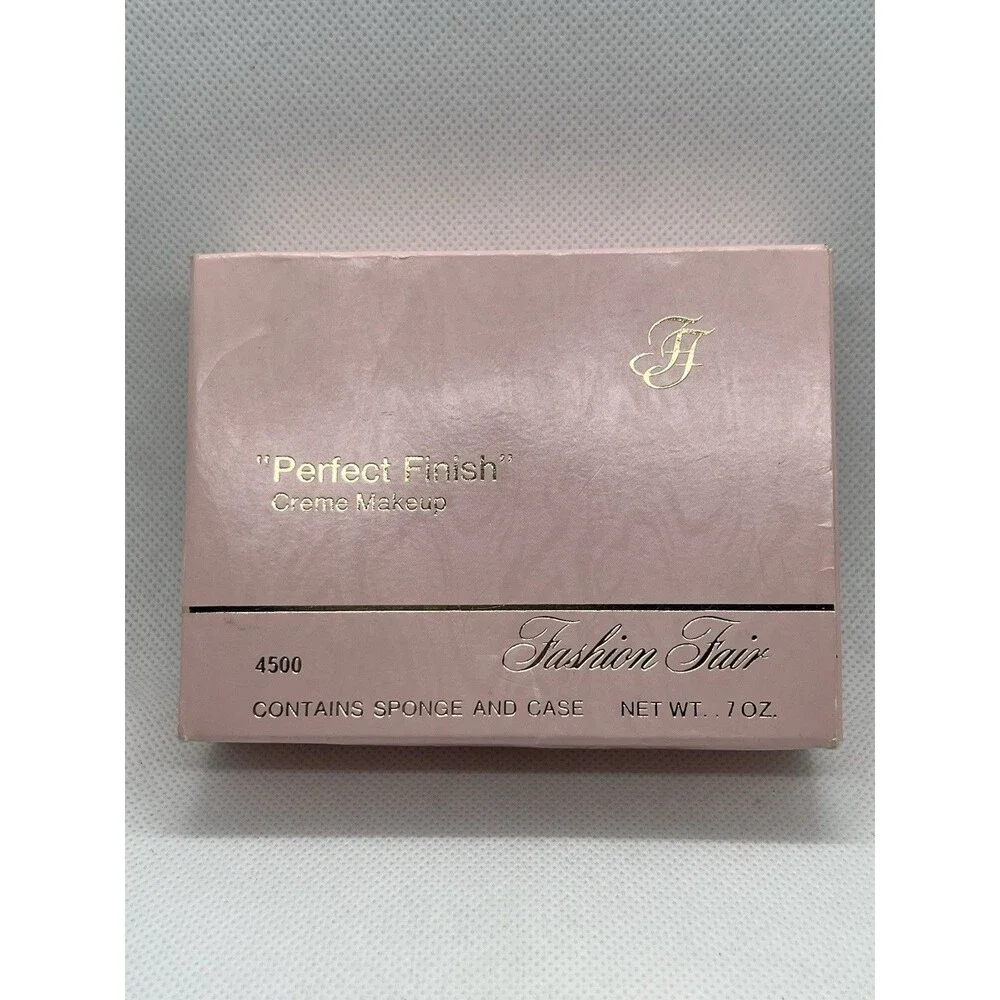 VTG FASHION FAIR Perfect Finish BROWN BLAZE GLO CREME MAKEUP #4535 .7oz NIB NOS